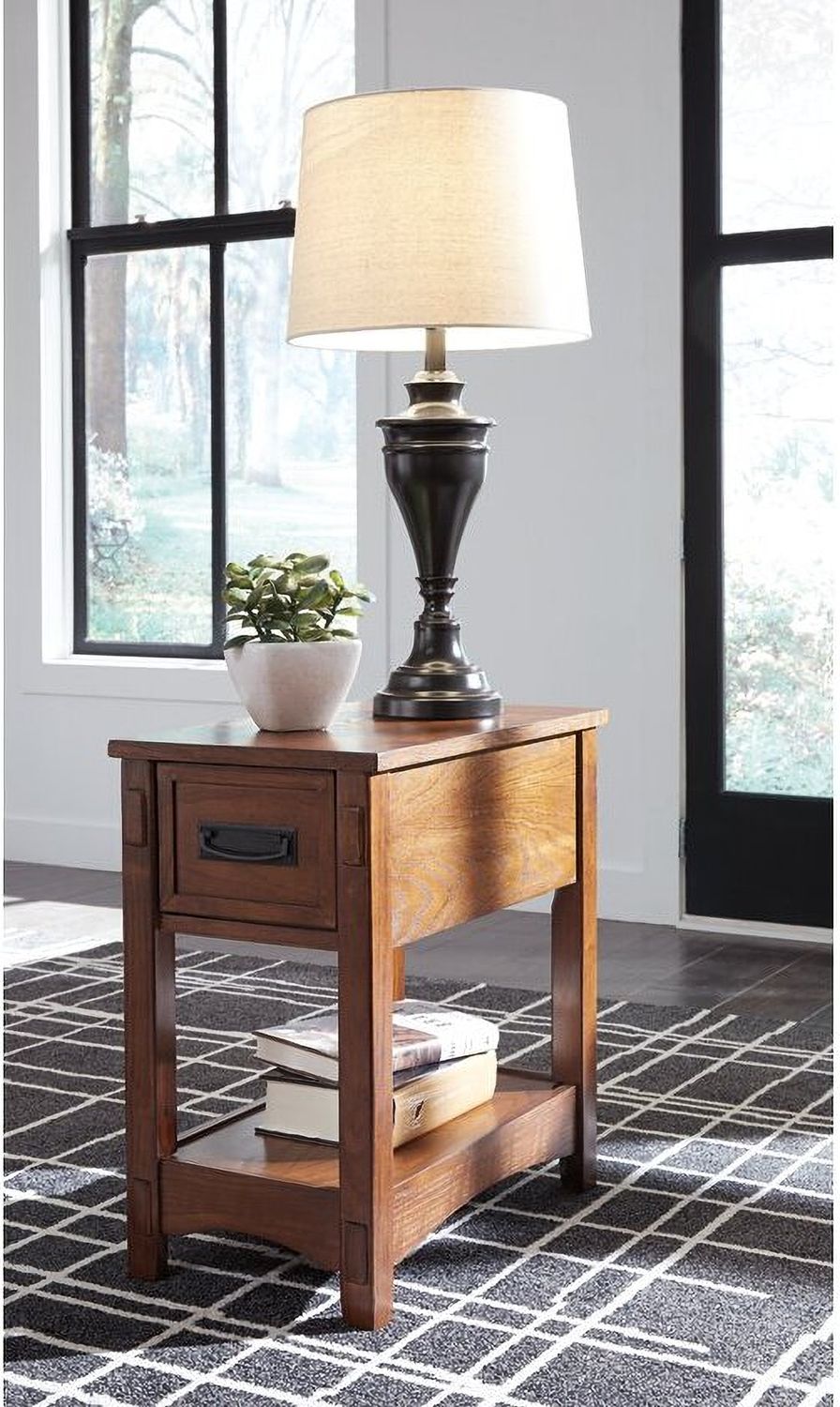 Chairside End Program Chair Side Drawer End Table T007319