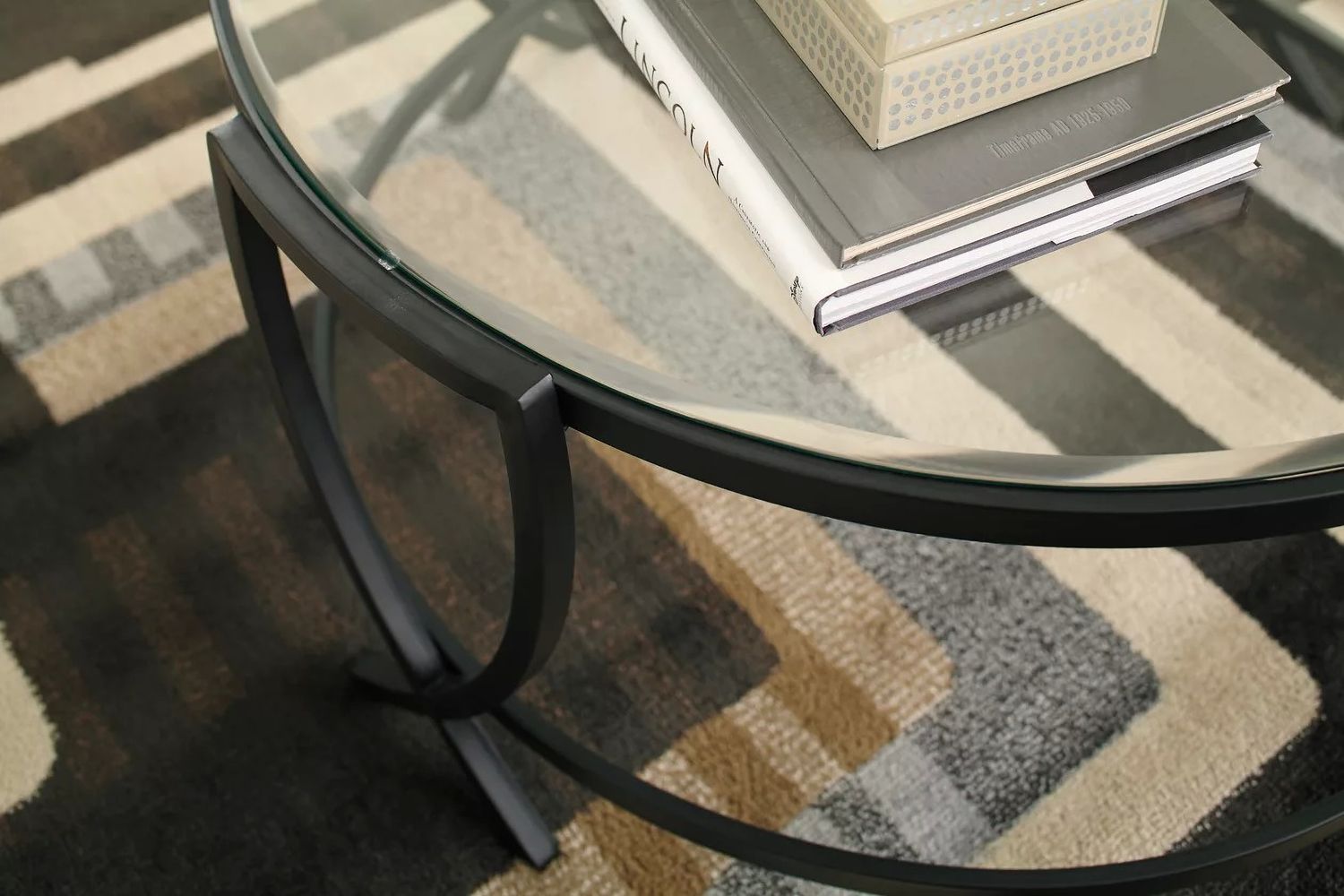 Tarrin Black Table Set of 3 T11513