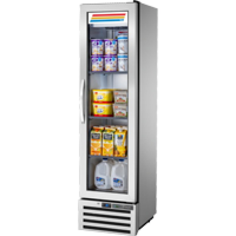 True Commercial 19 1/4" 3-shelf Traditional Reach-In Stainless Steel T11GHCFGD01 Picture 1