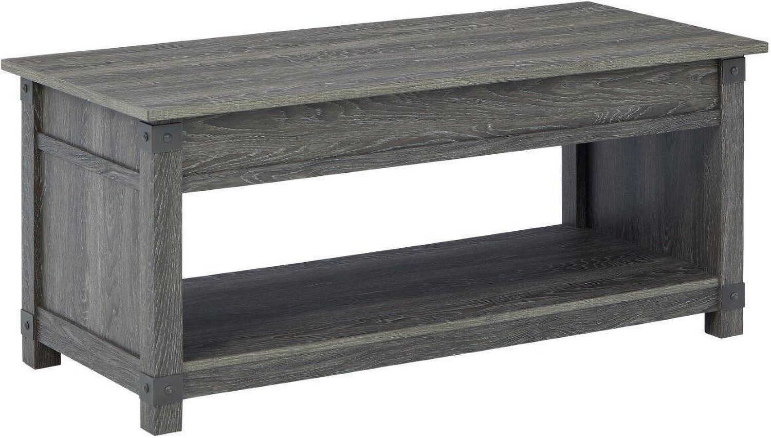 Freedan Grayish Brown Rect Lift Top Cocktail Table T1759