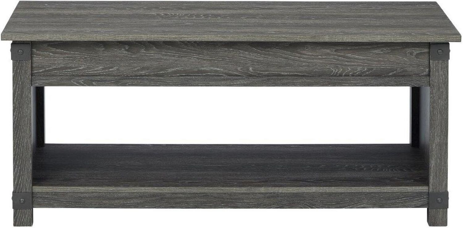 Freedan Grayish Brown Rect Lift Top Cocktail Table T1759