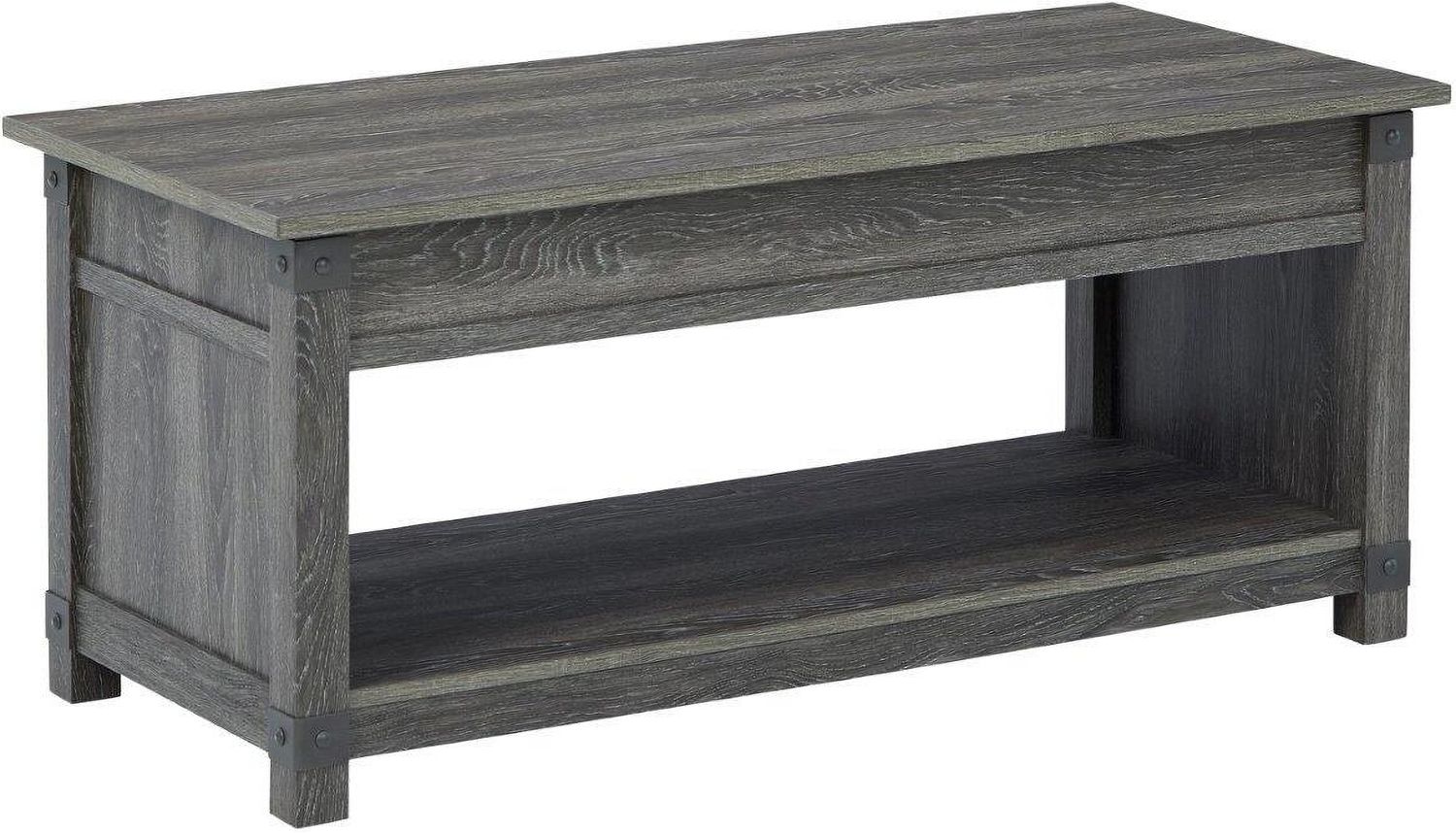 Freedan Grayish Brown Rect Lift Top Cocktail Table T1759