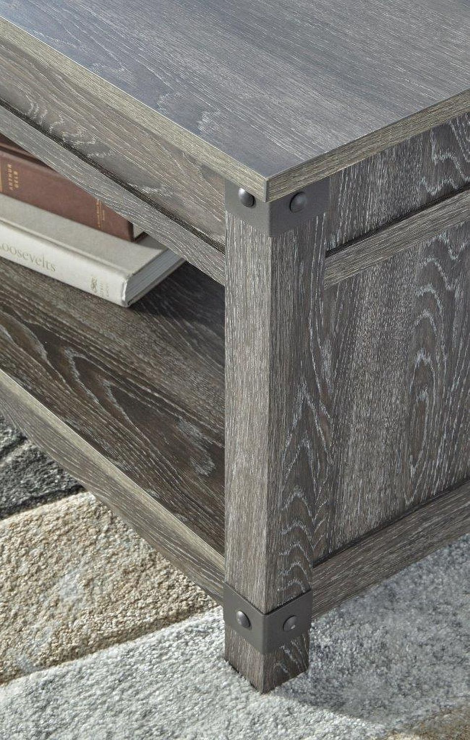 Freedan Grayish Brown Rect Lift Top Cocktail Table T1759