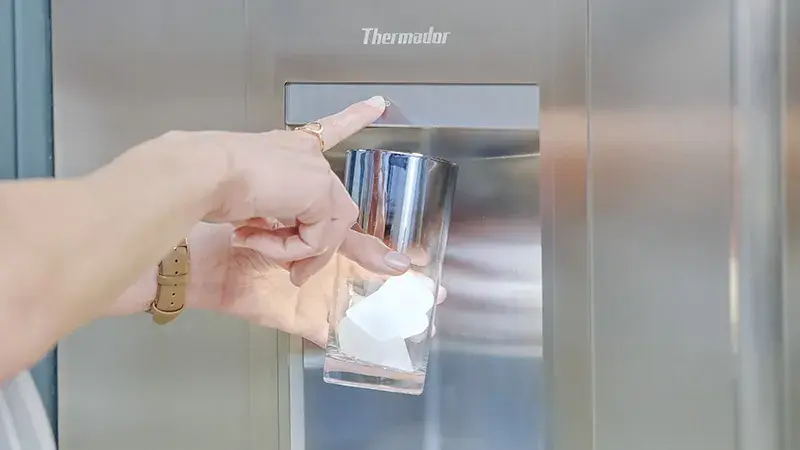 In-Door Dispenser for ice and water
