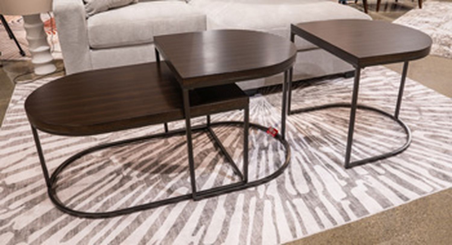 Vanmore Table Set of 3 In Dark Brown T19913
