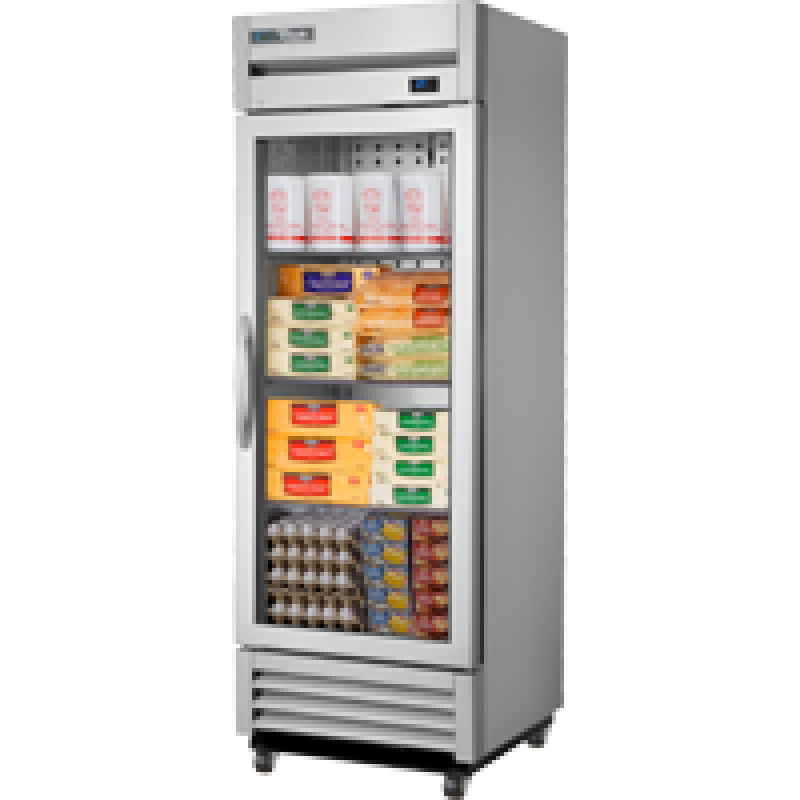 Reach-In Glass Swing Door Refrigerator with Hydrocarbon Refrigerant~Framed Glass Door Version 01 T19GHCFGD01
