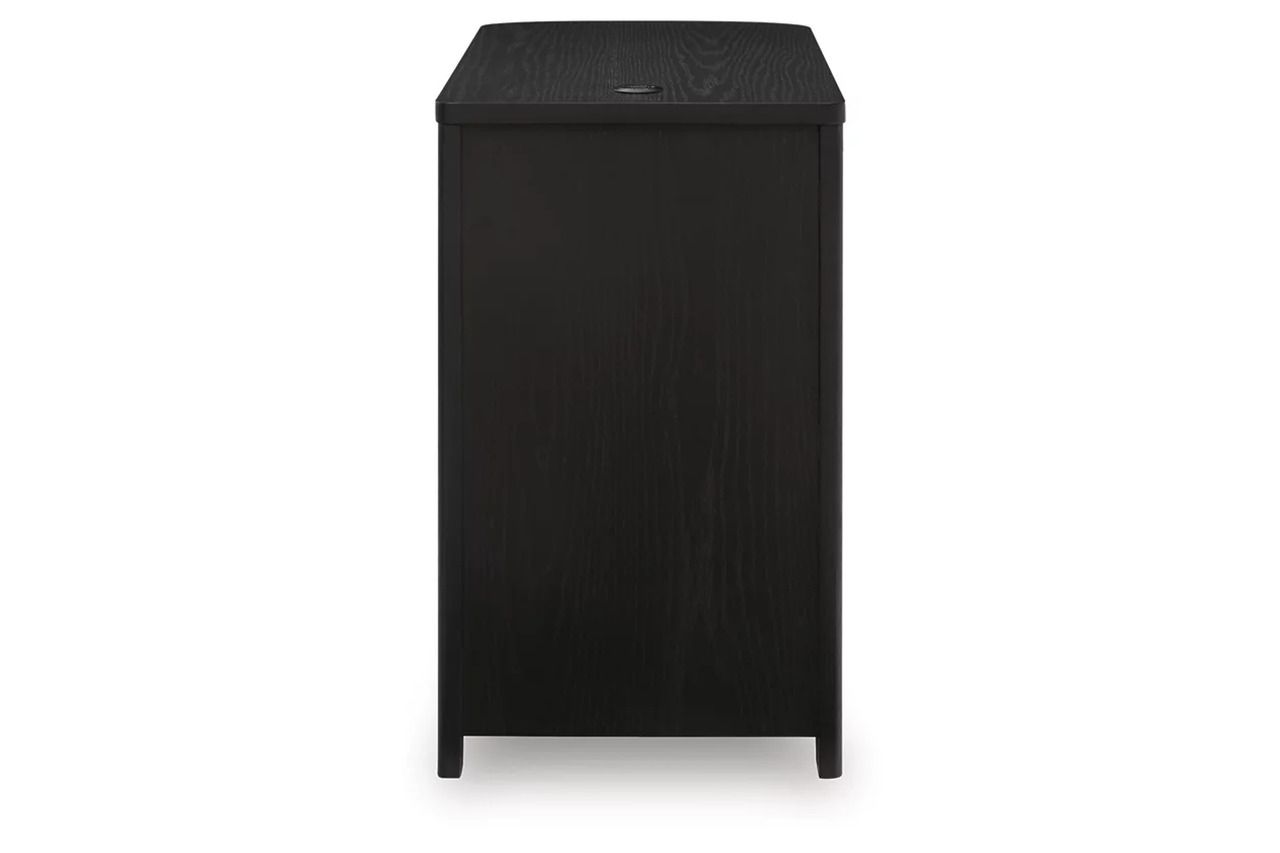 Camdill Chairside End Table In Black T208117