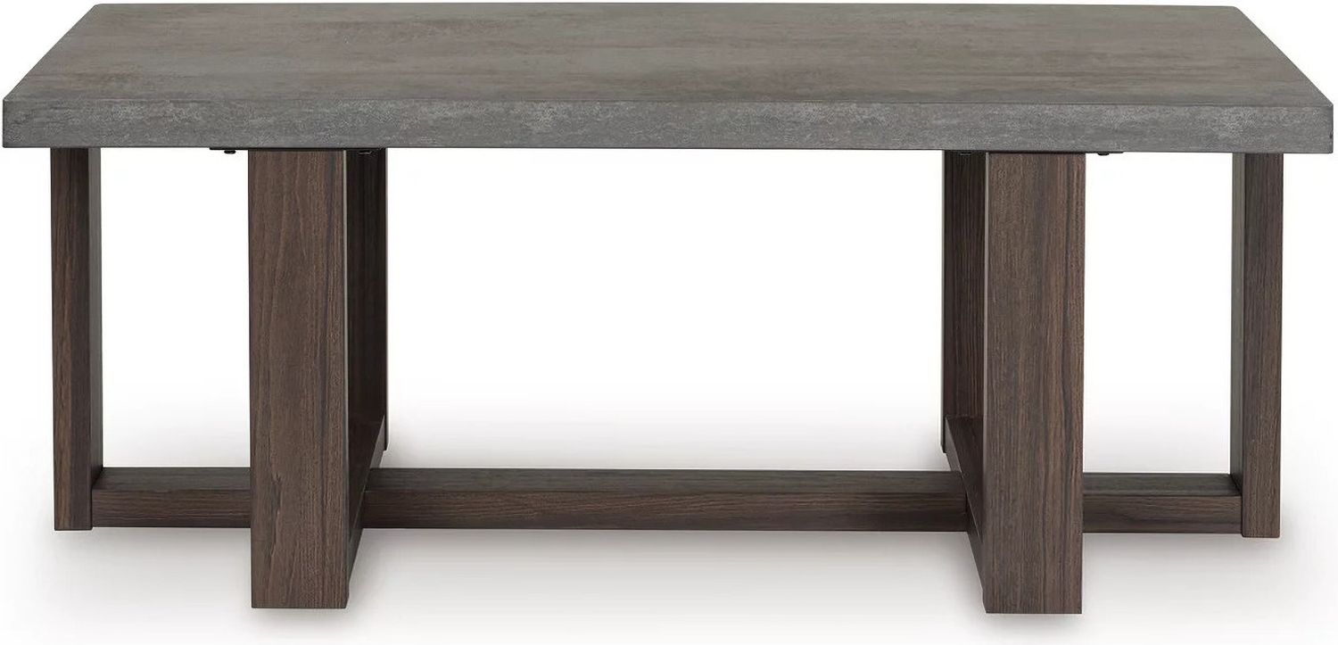 Dynnford Table Set of 3 In Gray and Brown T21613