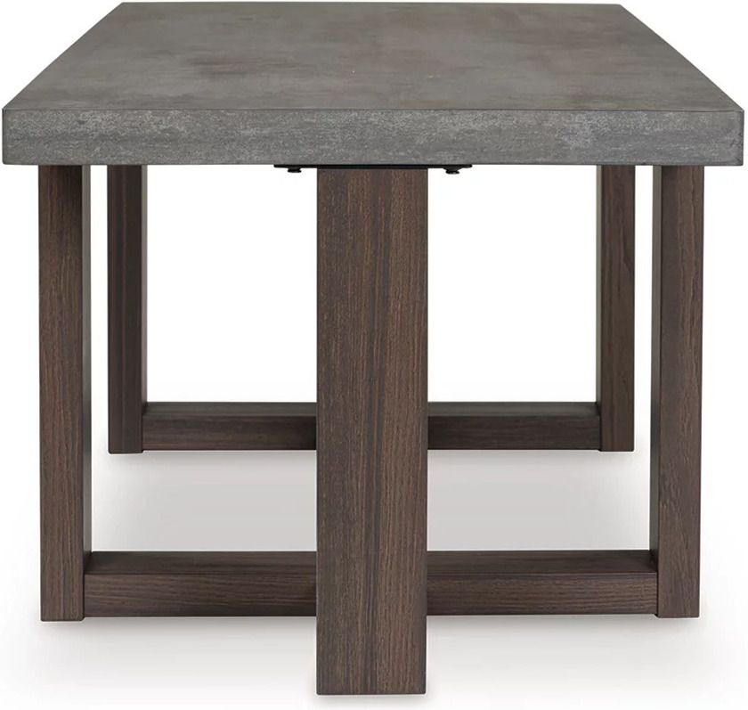 Dynnford Table Set of 3 In Gray and Brown T21613