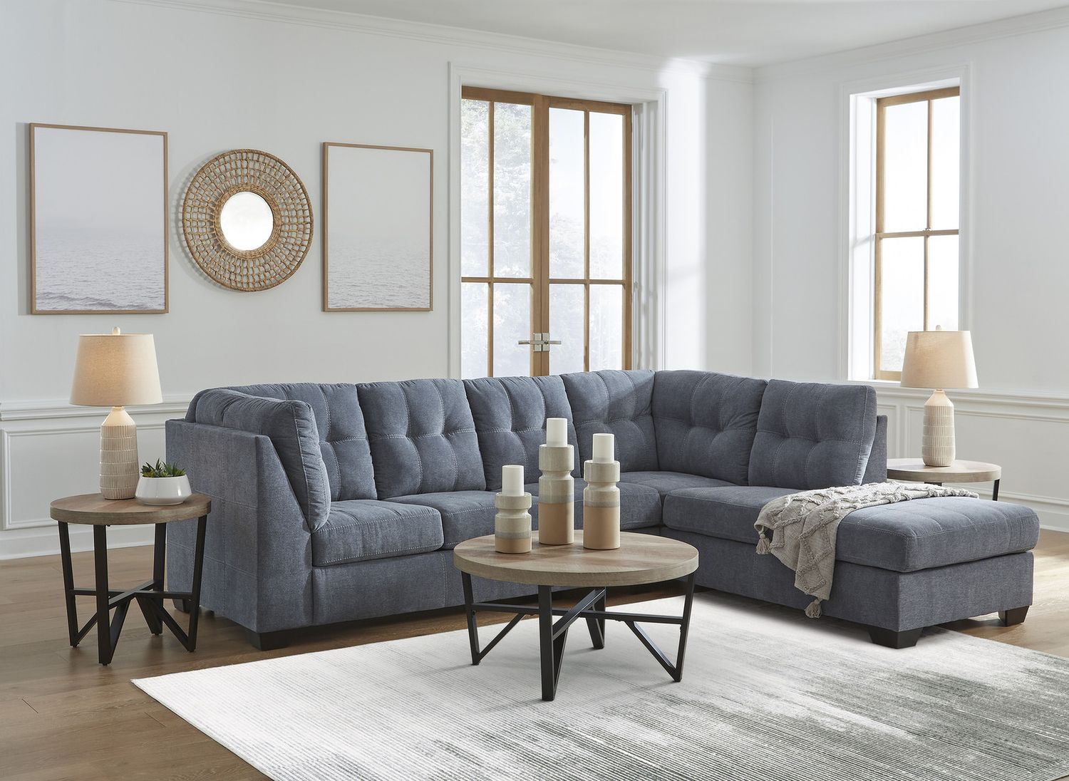 Deanlee Grayish Brown Table Set of 3 T23513