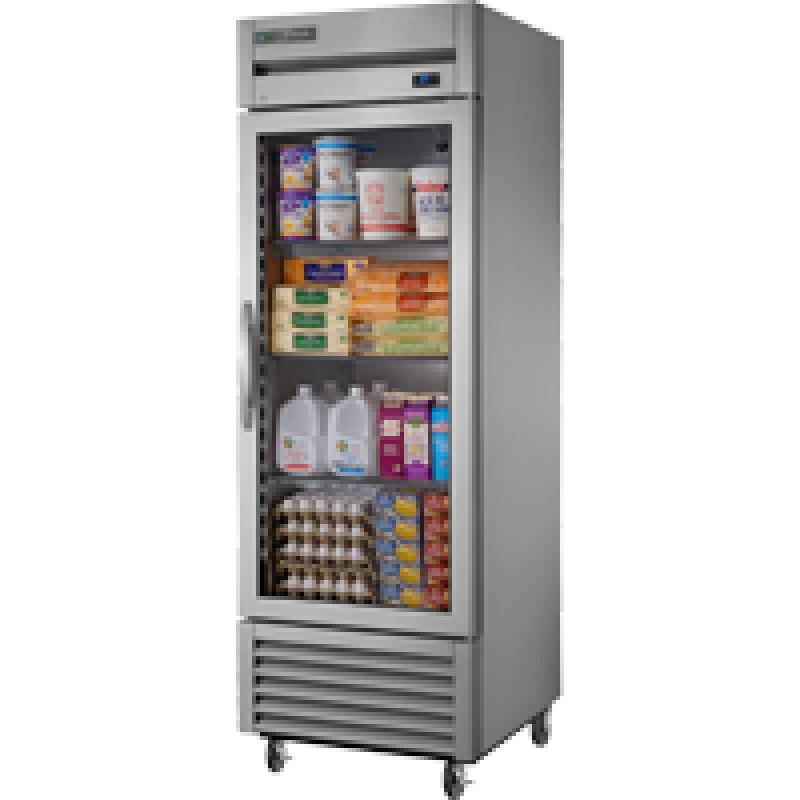 Reach-In Glass Swing Door Refrigerator with Hydrocarbon Refrigerant~Framed Glass Door Version 01 T23GHCFGD01