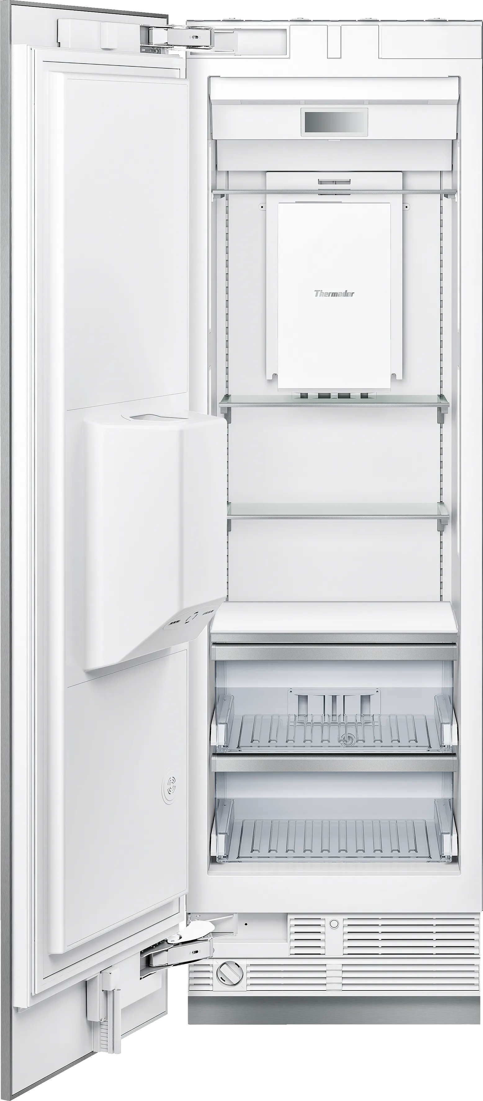 24-Inch Built-in Panel Ready Freezer Column with Ice & Water Dispenser, Left Side Door Swing. T24ID900LP