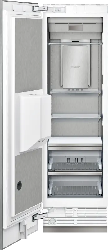 Thermador Built-in Freezer Column 24"  External Ice & Water Dispenser  Left Hinge Panel Ready T24ID905LP Picture 1