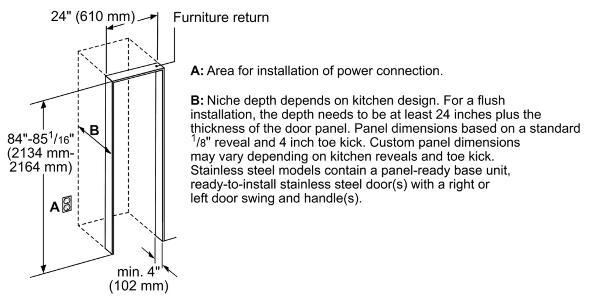 24-Inch Built-in Wine Preservation Column T24IW901SP