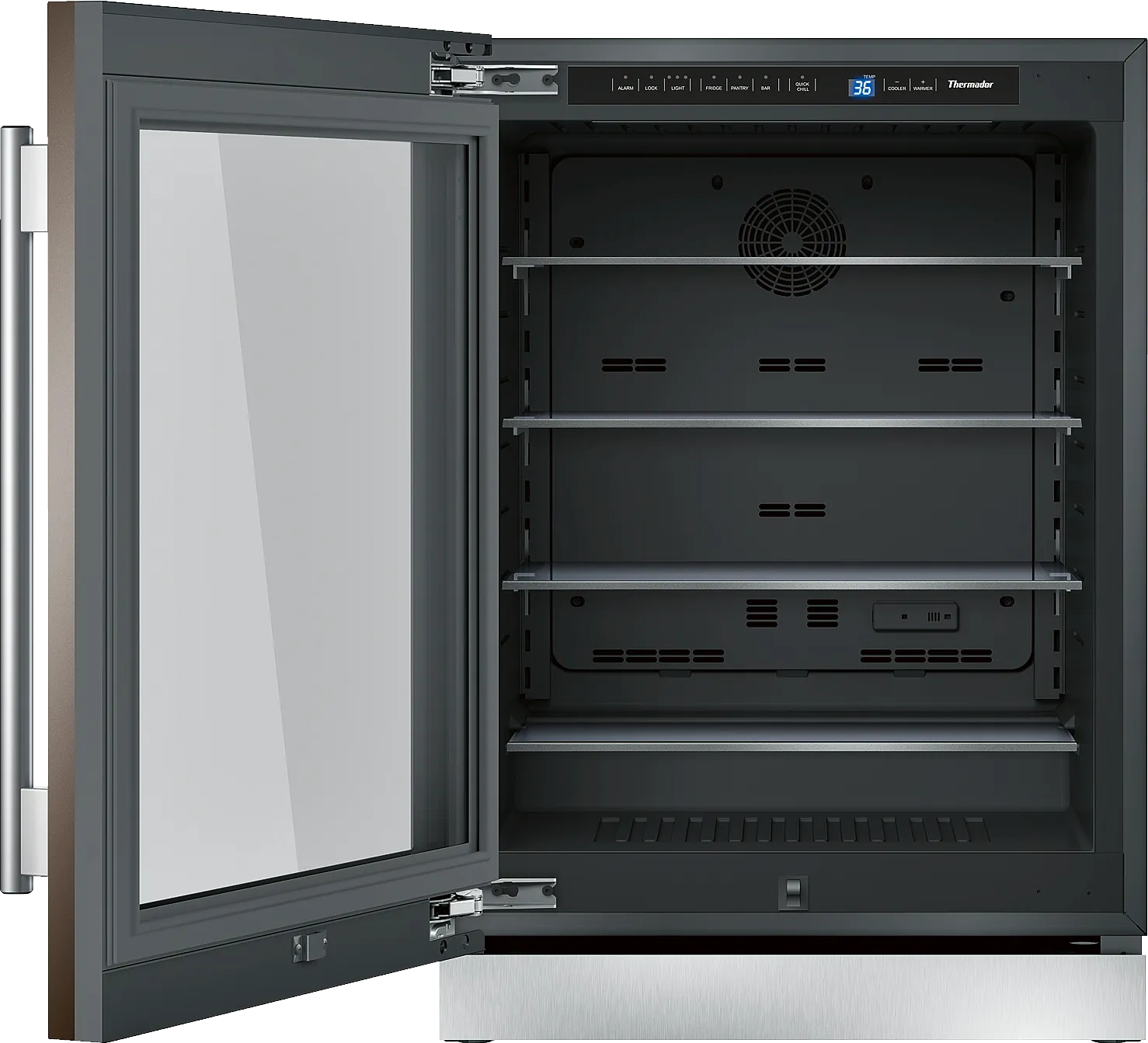 24-Inch Under-Counter Glass Door Refrigerator T24UR900LP