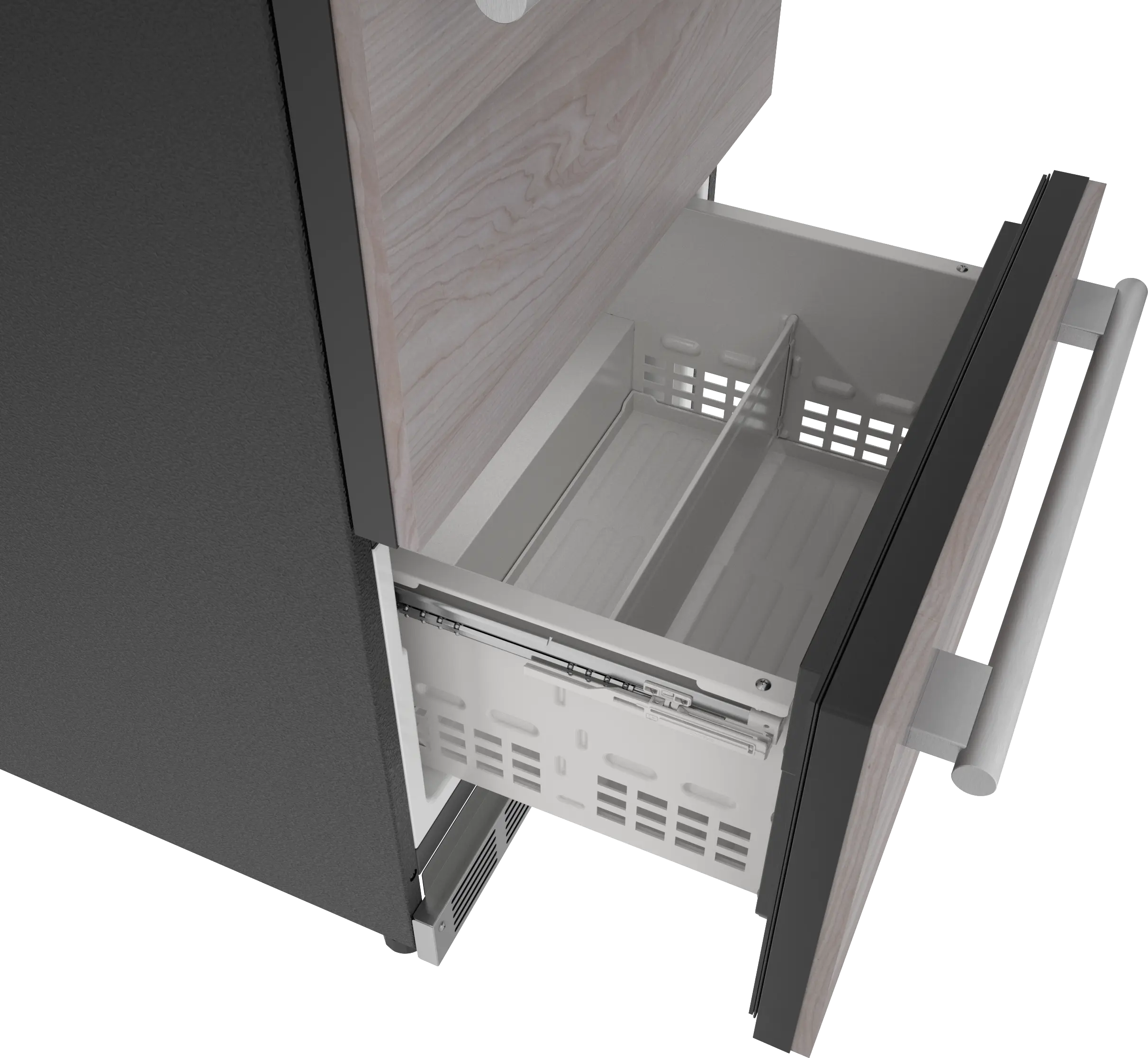 FreedomĀ® Under Counter Double Drawer Refrigerator 24'' Panel Ready T24UR905DP