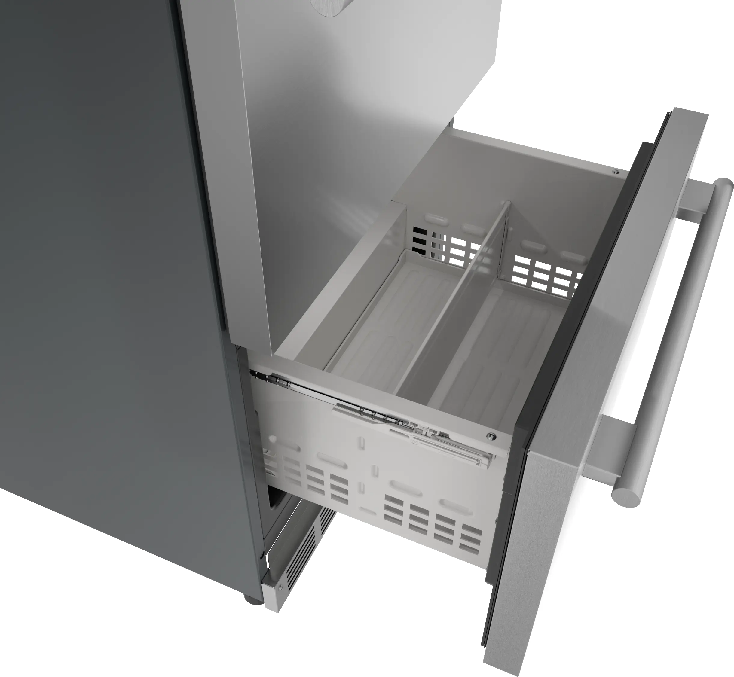 Freedom® Under Counter Double Drawer Refrigerator 24'' Masterpiece® T24UR915DS
