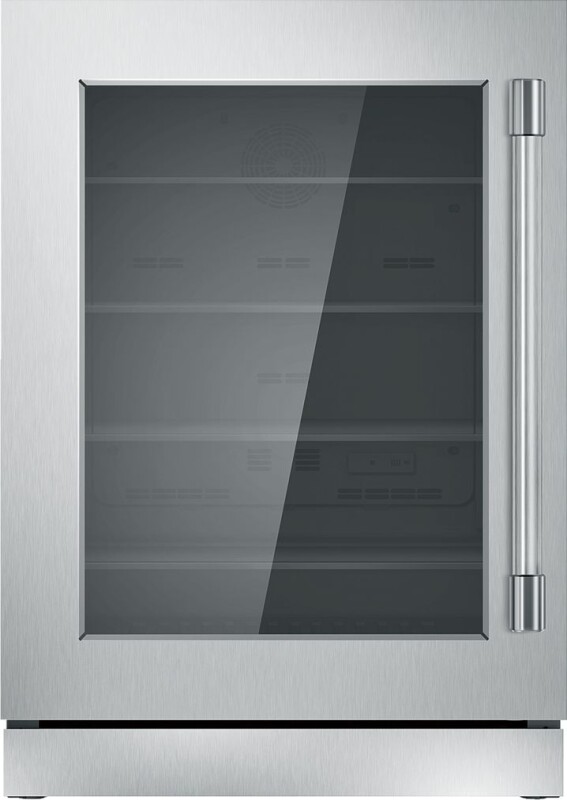 24-Inch Under-Counter Glass Door Refrigerator T24UR920LS
