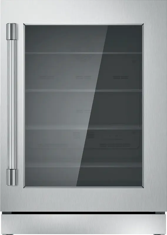 24-Inch Under-Counter Glass Door Refrigerator T24UR920RS