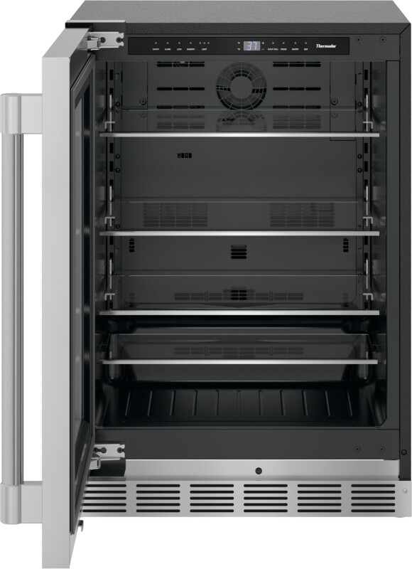 Freedom Under Counter Refrigerator with Glass Door 24" Professional Left Hinge T24UR925LS