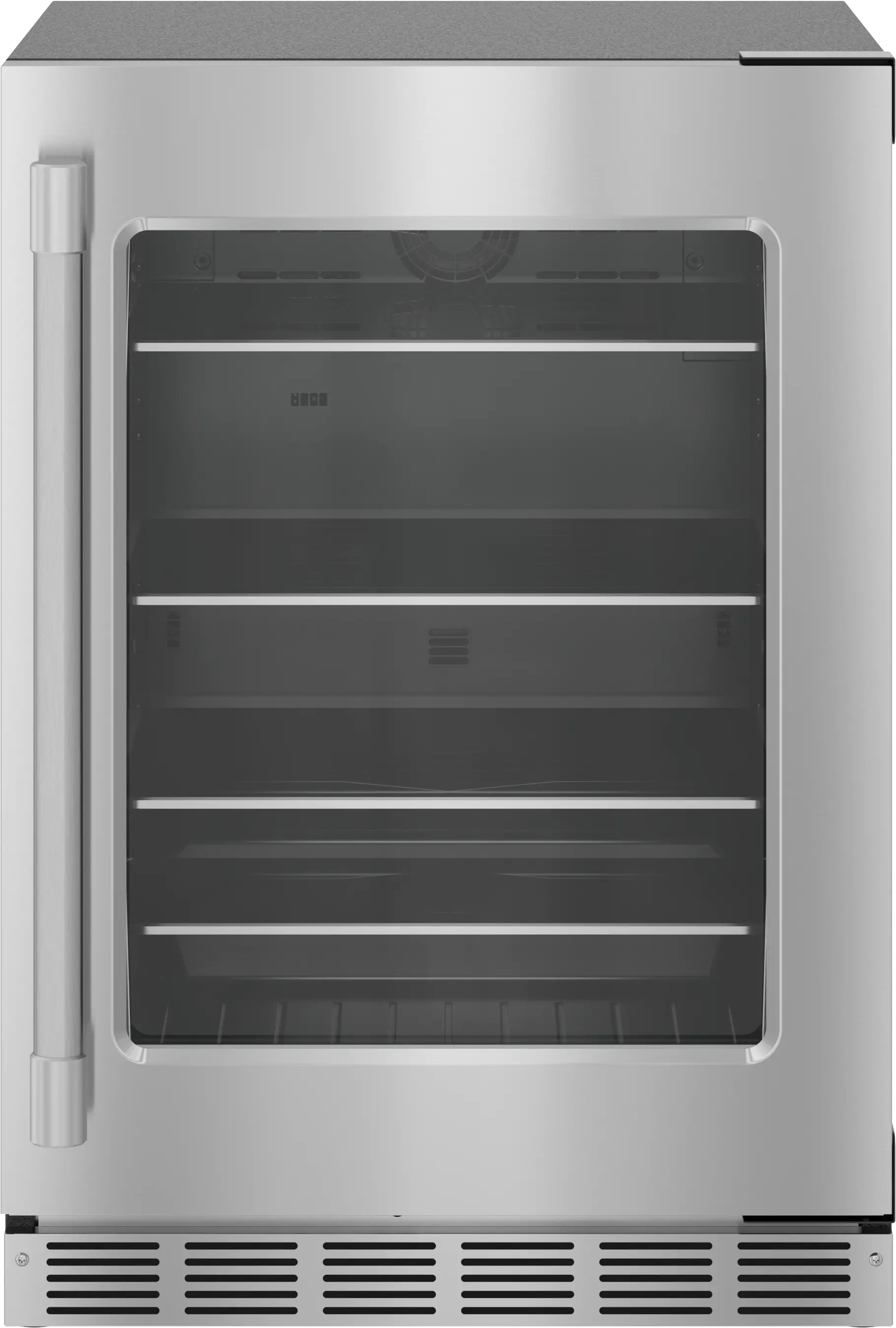 FreedomĀ® Under Counter Refrigerator With Glass Door 24'' Professional , Right Hinge T24UR925RS