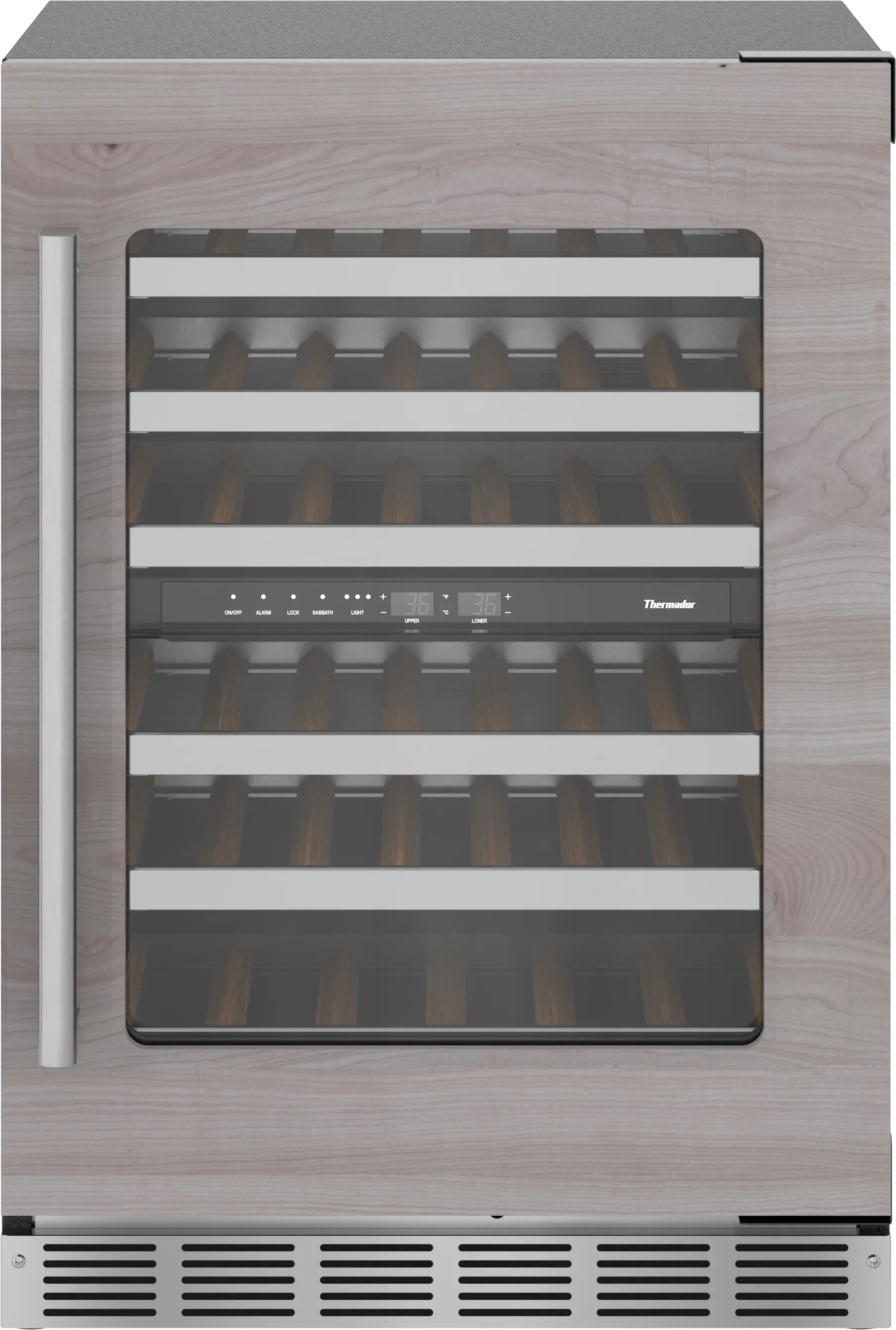 Freedom® Under Counter Wine Cooler With Glass Door 24'' Panel Ready, Right Hinge T24UW905RP