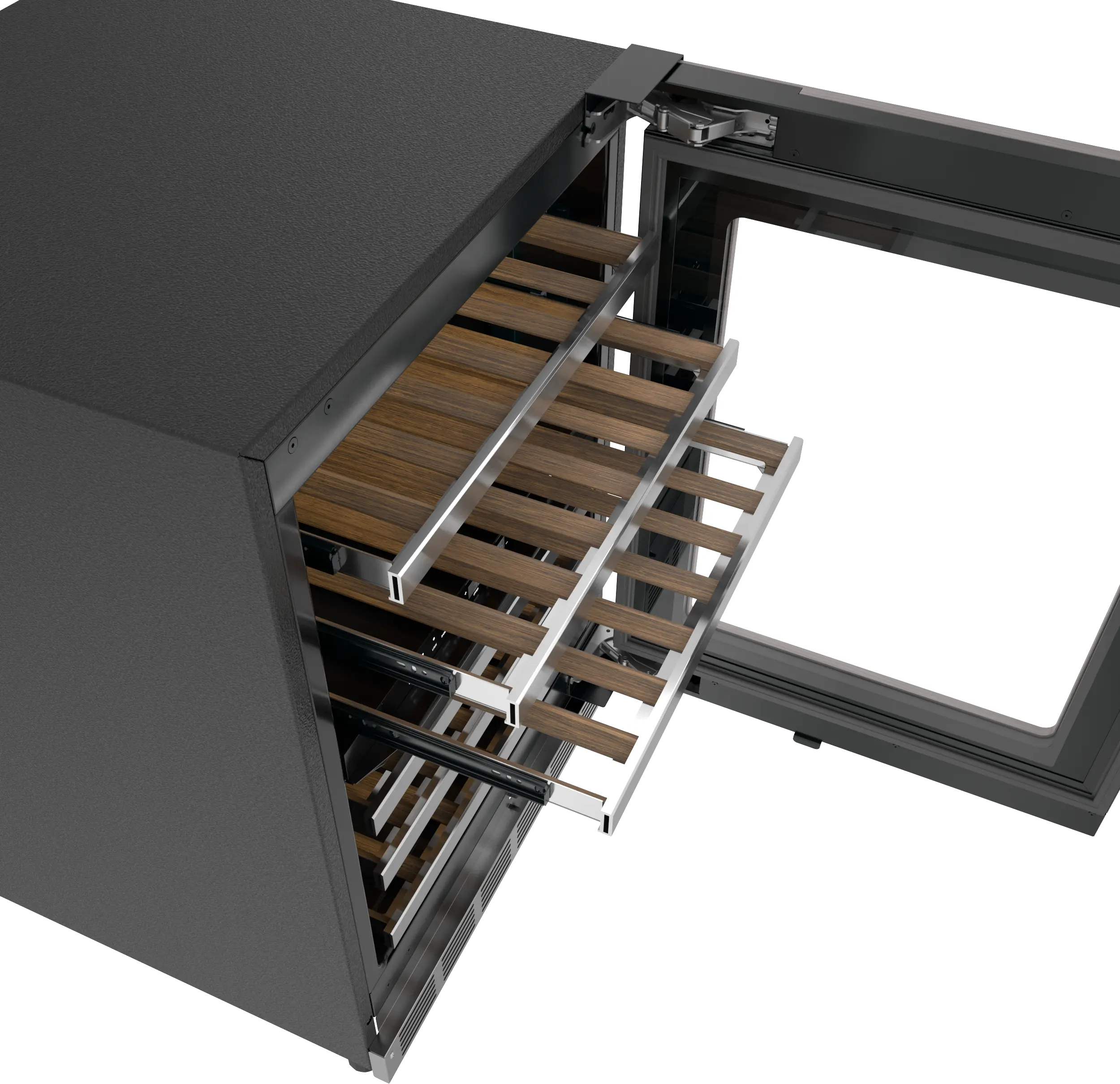 Freedom® Under Counter Wine Cooler With Glass Door 24'' Panel Ready, Right Hinge T24UW905RP