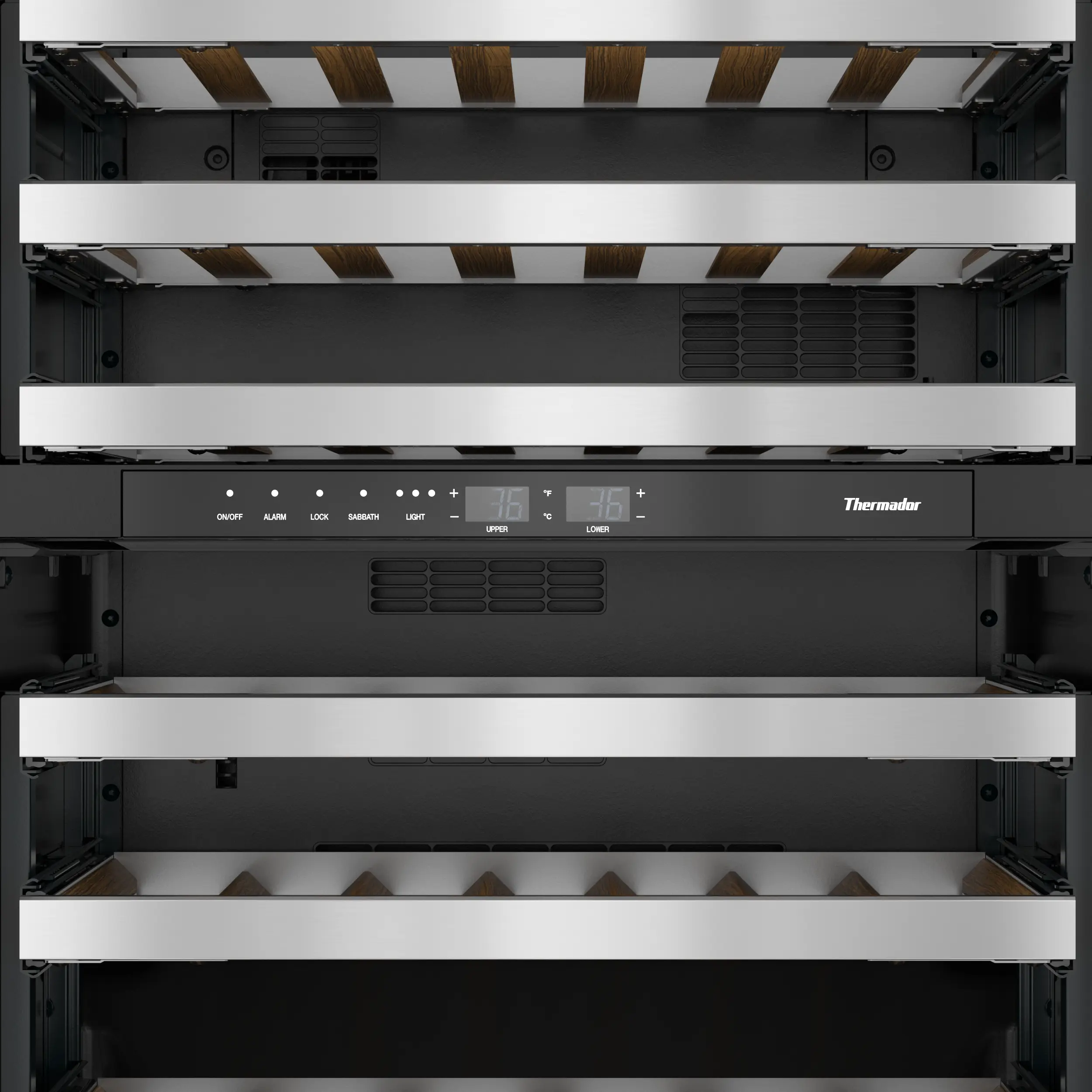 Freedom® Under Counter Wine Cooler With Glass Door 24'' Masterpiece® , Left Hinge T24UW915LS