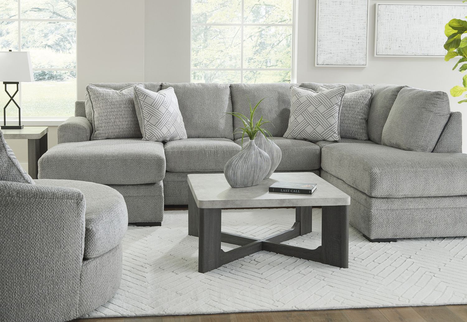 Sharstorm Gray Table Set of 3 T25113
