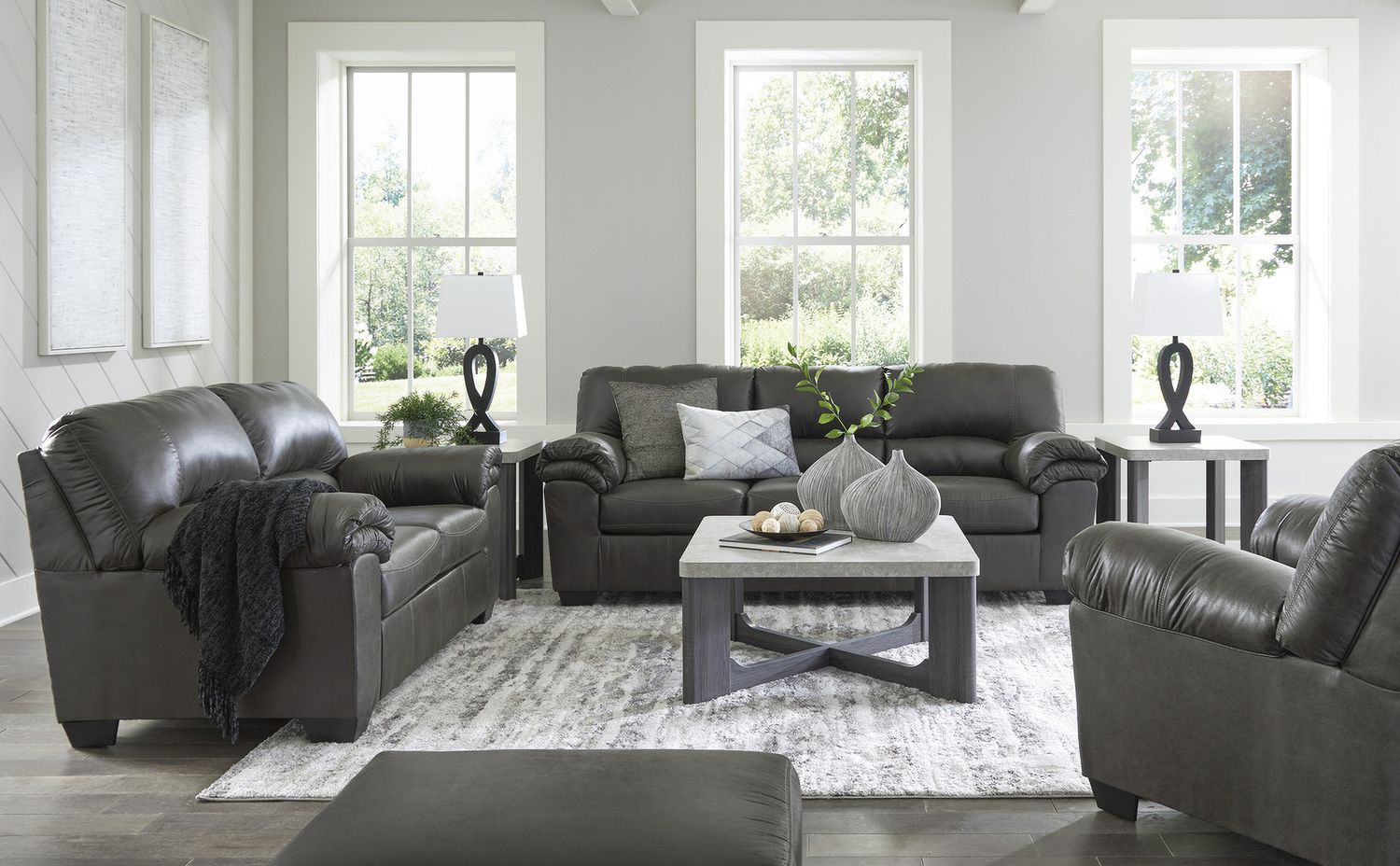 Sharstorm Gray Table Set of 3 T25113