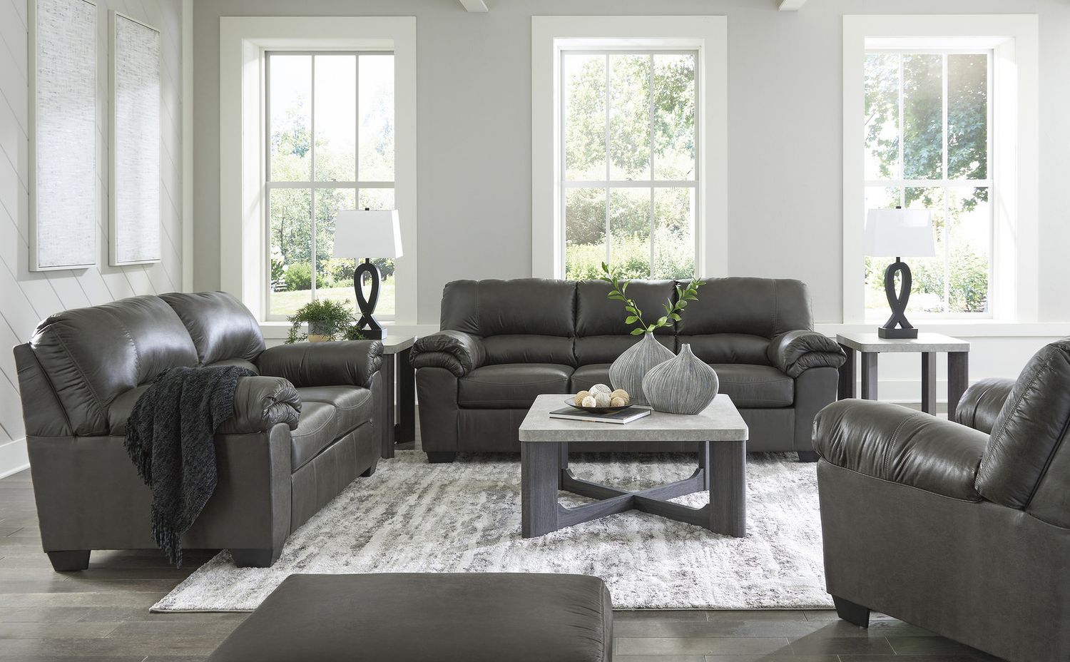 Sharstorm Gray Table Set of 3 T25113