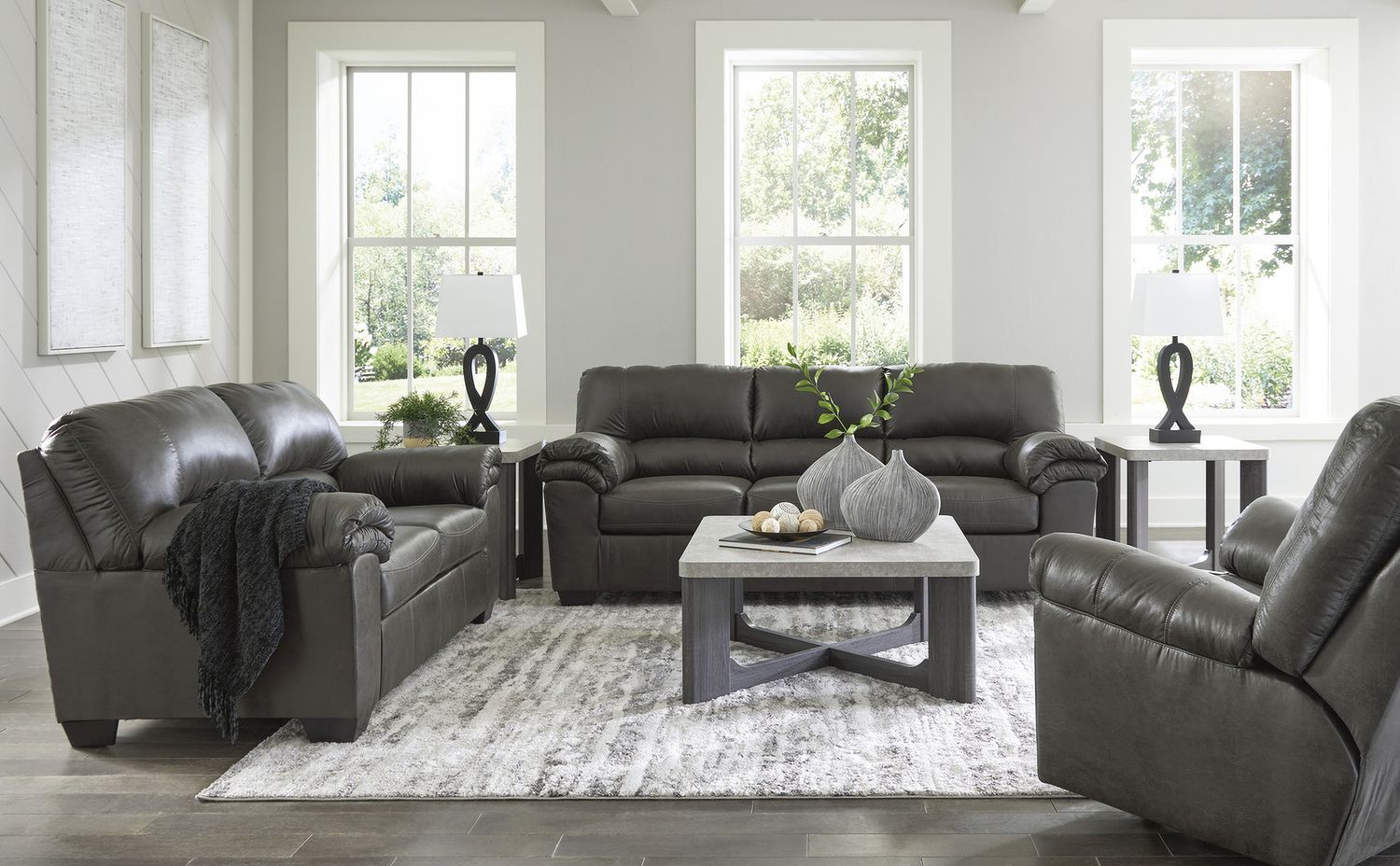 Sharstorm Gray Table Set of 3 T25113
