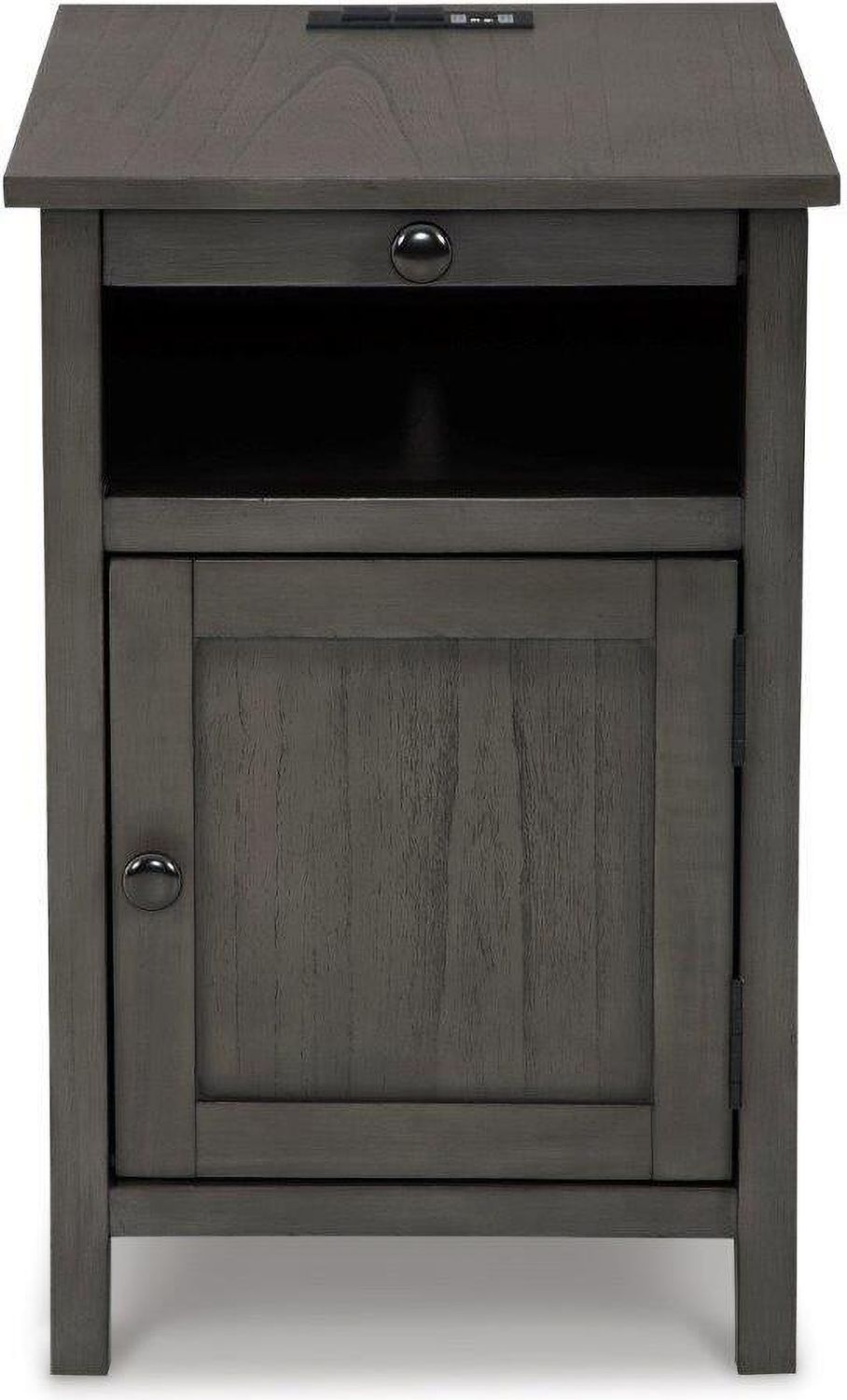 Treytown Gray Chairside Table T300317
