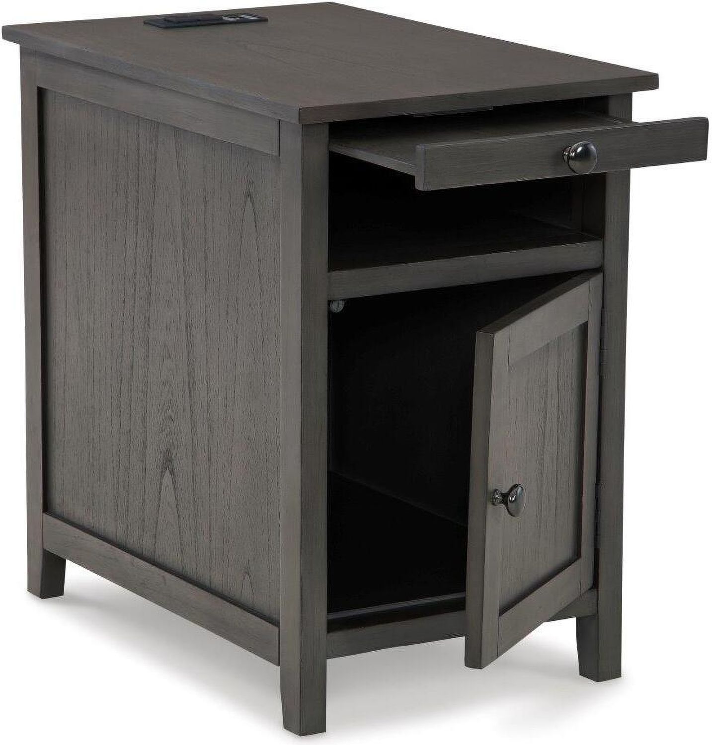 Treytown Gray Chairside Table T300317