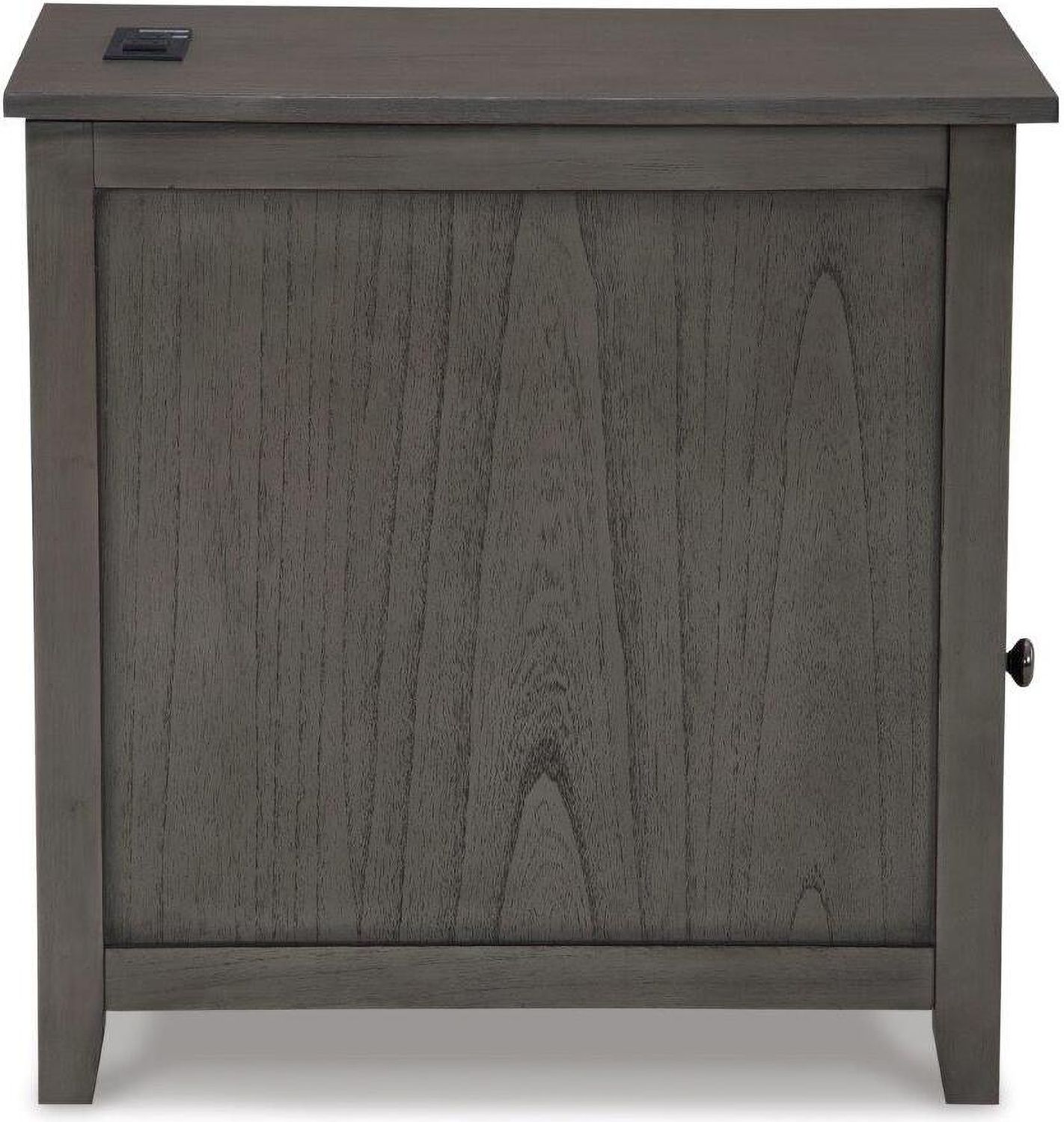 Treytown Gray Chairside Table T300317