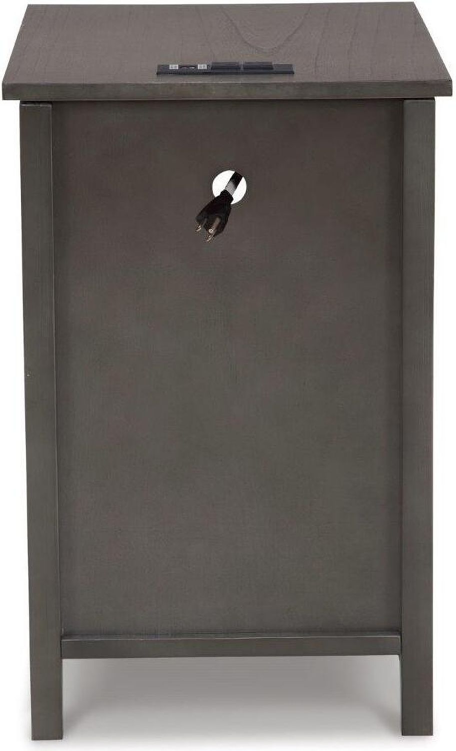 Treytown Gray Chairside Table T300317