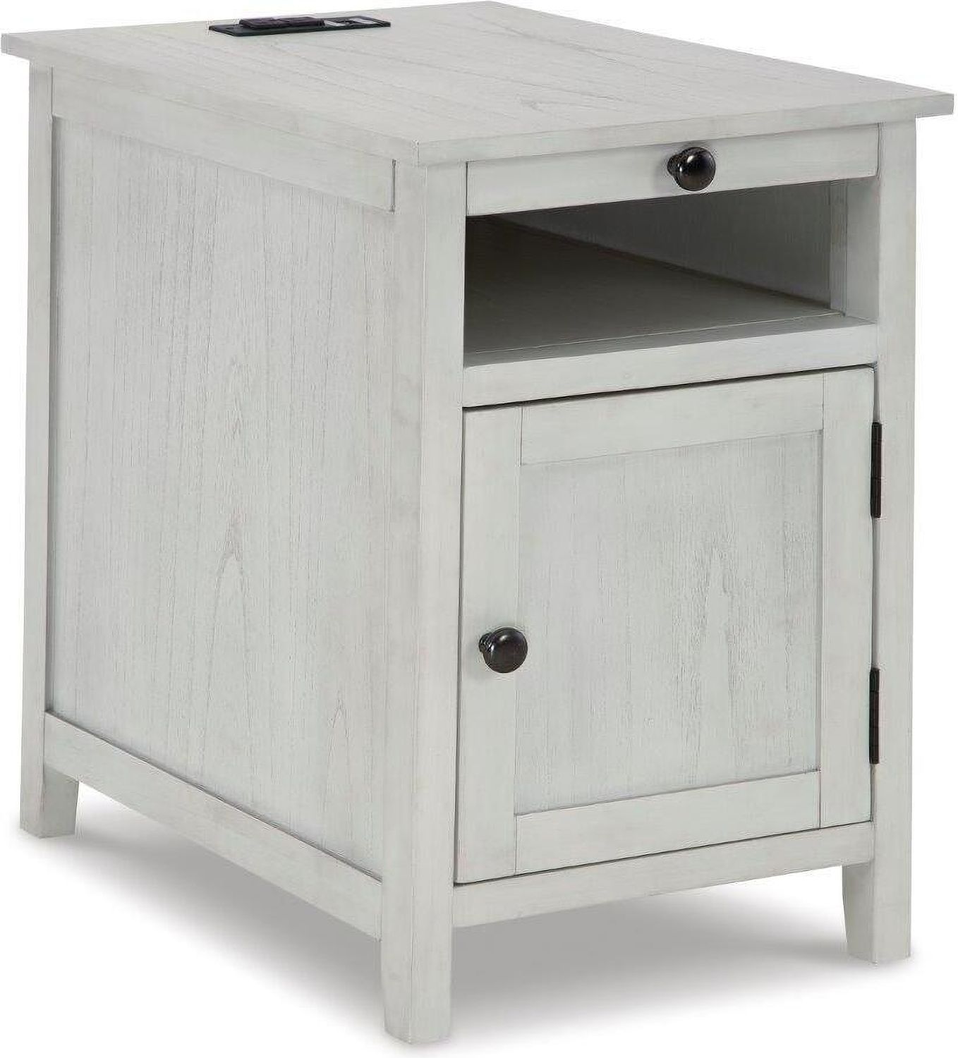 Treytown Antique White Chairside Table T300517