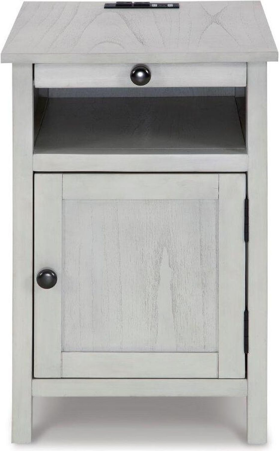 Treytown Antique White Chairside Table T300517