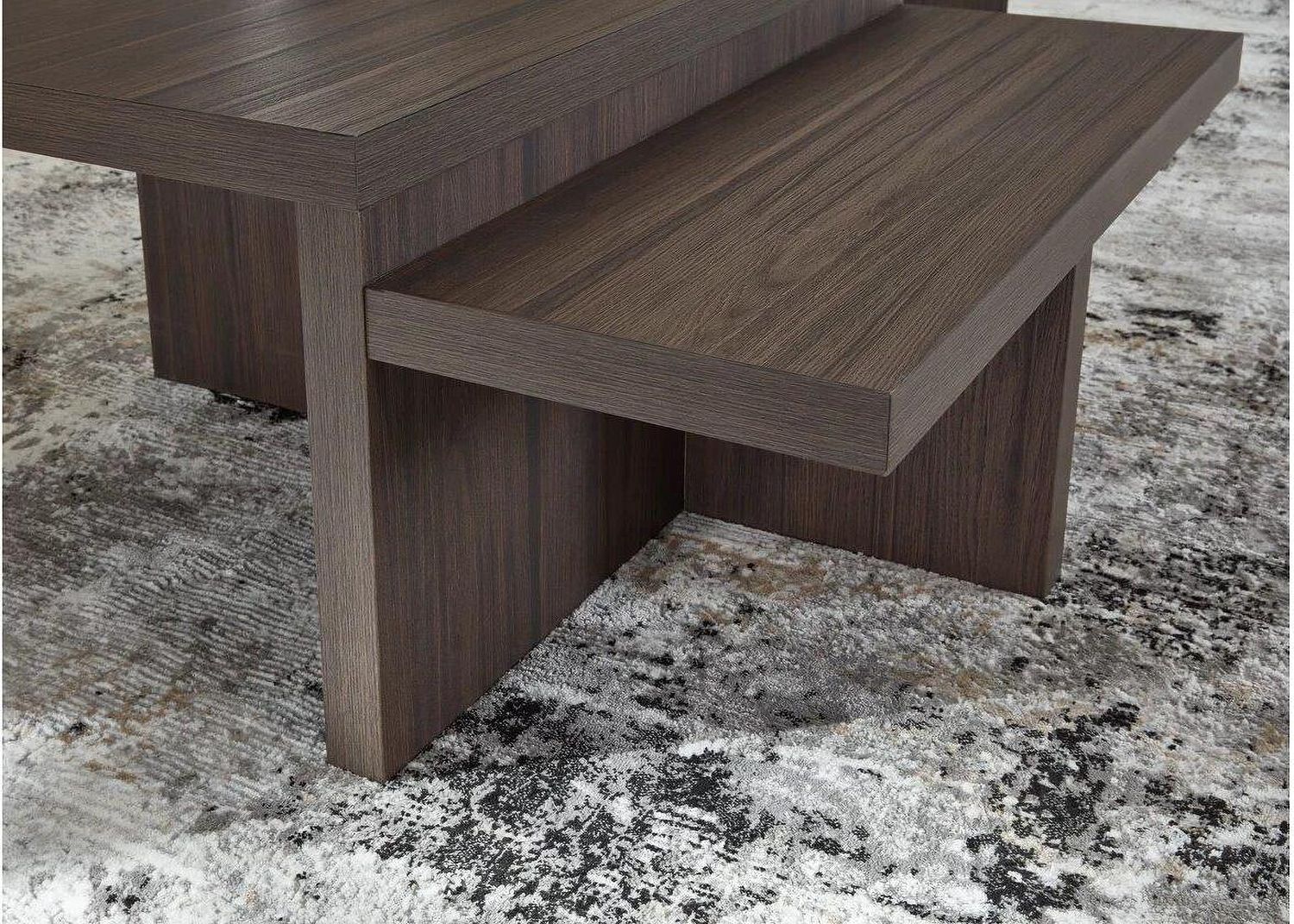 Zendex Table Set of 2 In Brown T30412