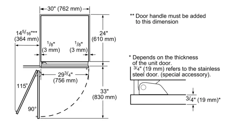 Built-in Freezer Column 30" T30IF905SP