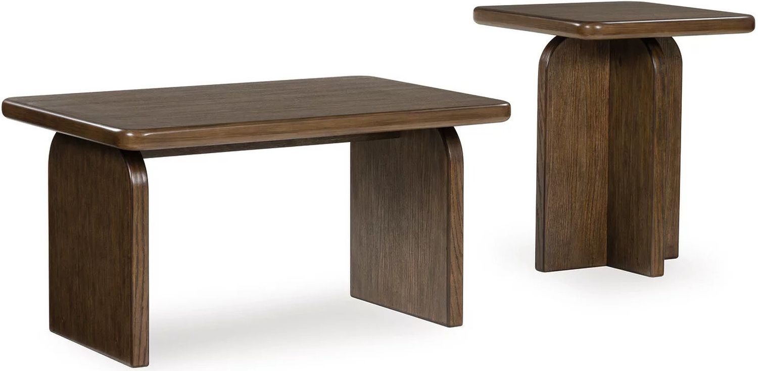 Shawbeck Table Set of 2 In Medium Brown T31512