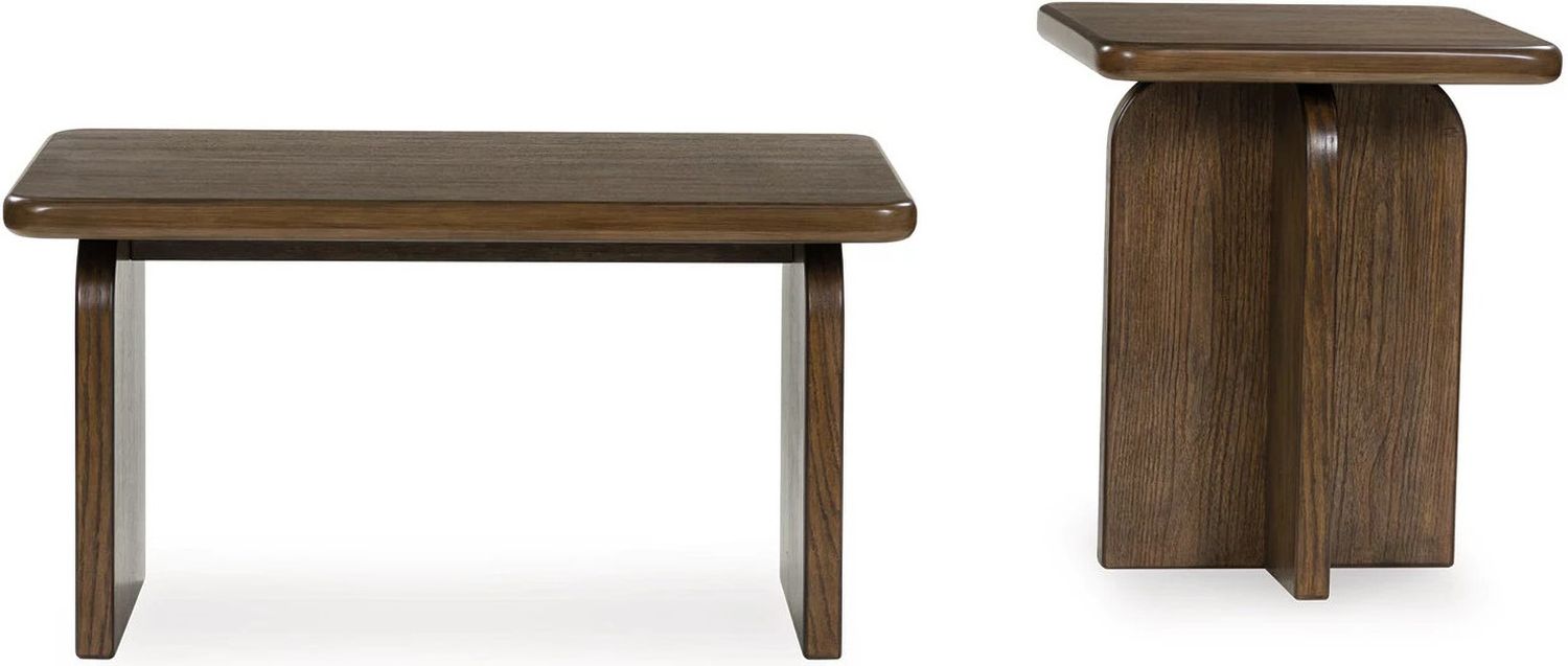 Shawbeck Table Set of 2 In Medium Brown T31512