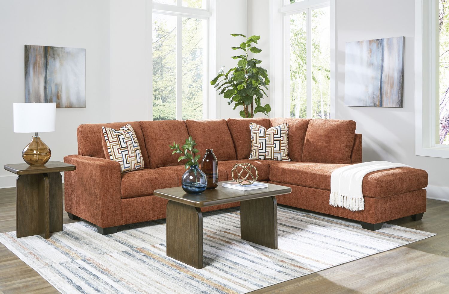 Shawbeck Table Set of 2 In Medium Brown T31512