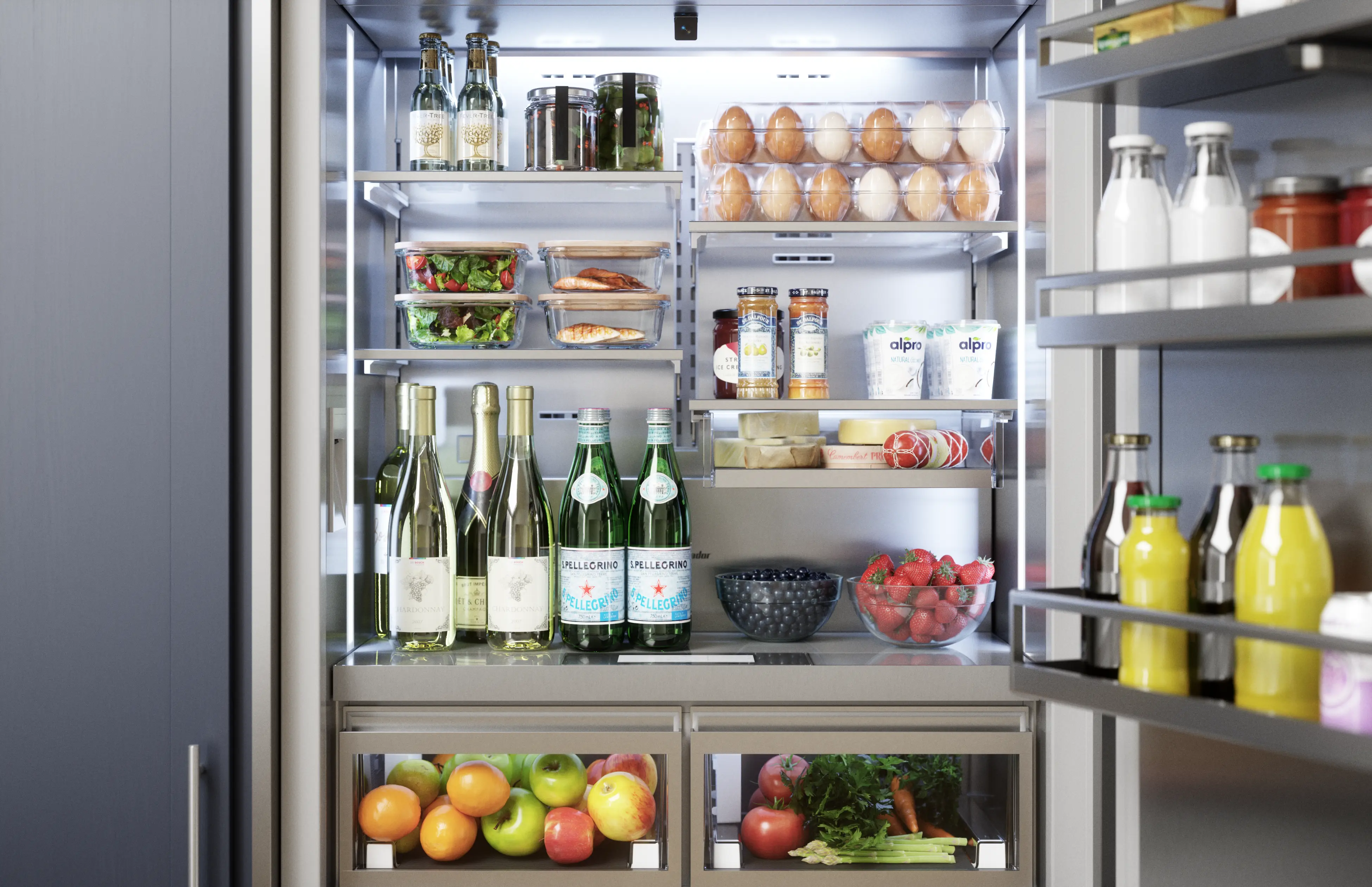 Freedom® Built-in Bottom Freezer 36'' Professional T36BB120SS