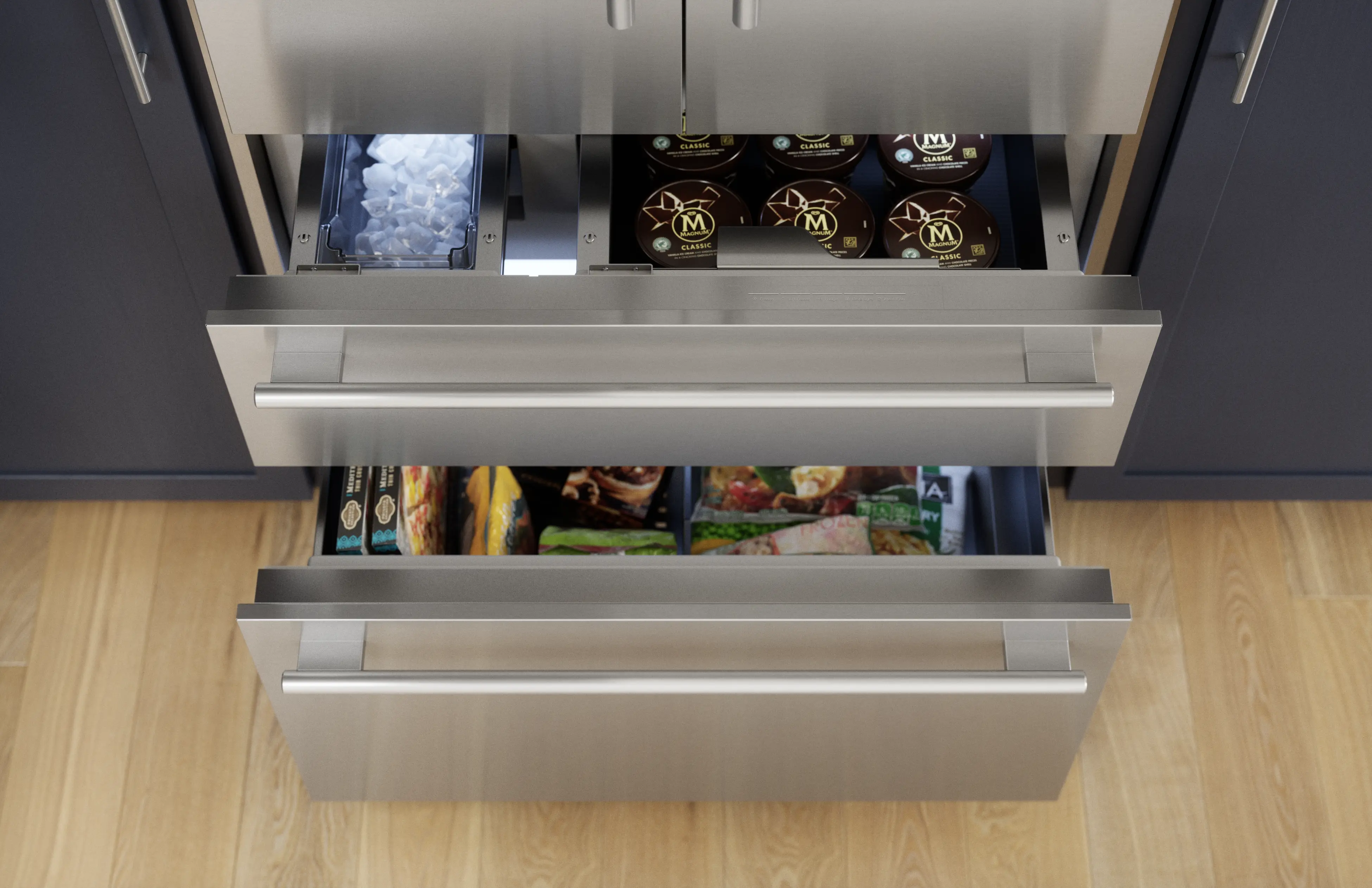 Freedom® Built-in French Door Bottom Freezer 36'' Masterpiece® T36BT110NS