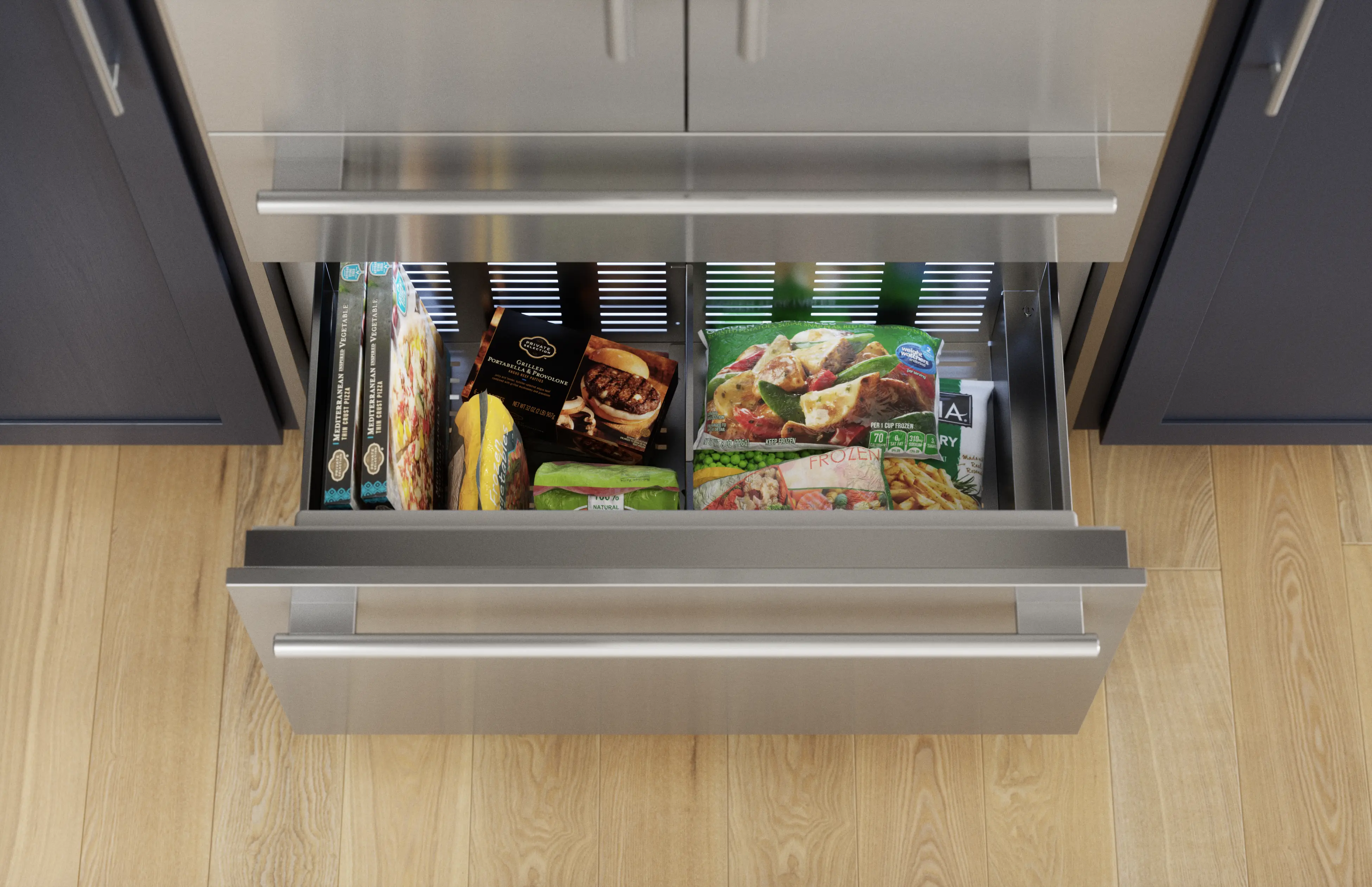 Freedom® Built-in French Door Bottom Freezer 36'' Masterpiece® T36BT110NS