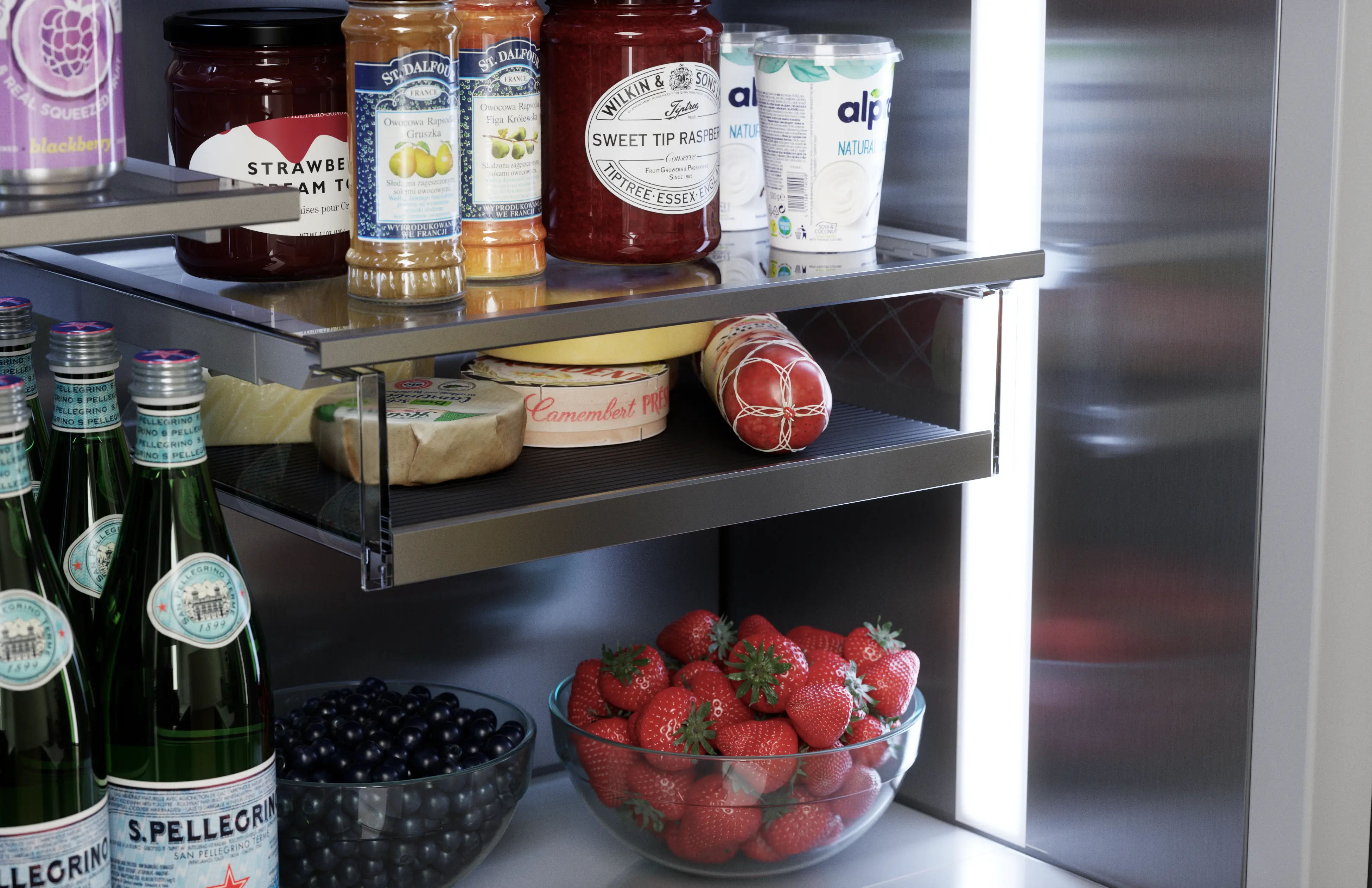 Freedom® Built-in French Door Bottom Freezer 36'' Masterpiece® T36BT110NS