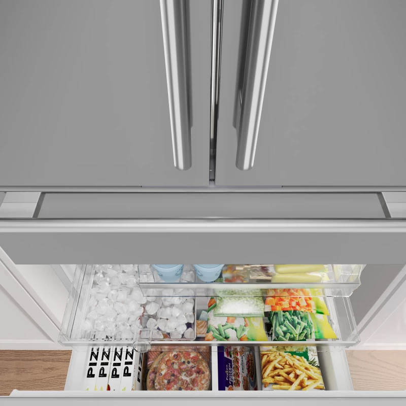 Freedom® Freestanding French Door Bottom Mount Refrigerator 36'' Masterpiece® T36FL810NS