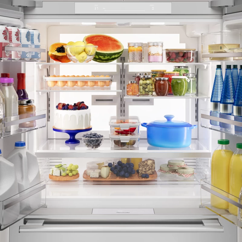 Freedom® Freestanding French Door Bottom Mount Refrigerator 36'' Masterpiece® T36FL810NS