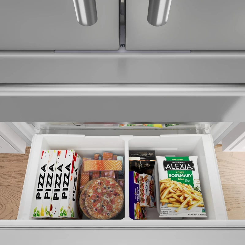 Freedom® Freestanding French Door Bottom Mount Refrigerator 36'' Masterpiece® T36FL810NS